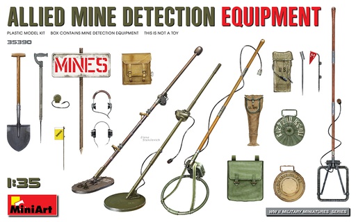 [ MINIART35390 ] Allied Mine Detection Equipment 1/35