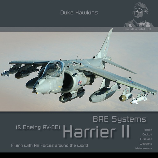 [ HMH011 ]  Duke Hawkins BAE Harrier II (140p.)