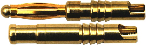 [ MU83231 ] goudkontakten  2.0mm  vrouwelijk/mannelijk 5 paar