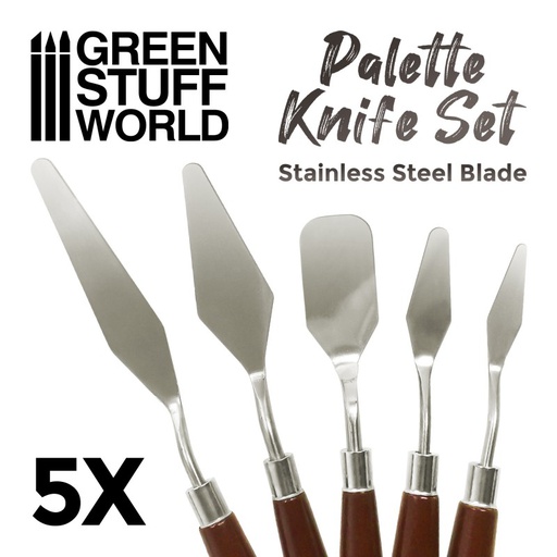 [ GSW3105 ] Green Stuff World Palette knife tools 5pcs