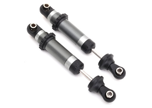 [ TRX-8260 ] Traxxas  Shocks, GTS, silver aluminum (assembled with spring retainers) (2) - TRX8260