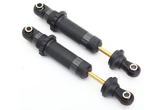 [ TRX-8260X ] Traxxas Shocks, GTS hard-anodized, PTFE-coated aluminum bodies with TiN shafts (assembled with spring retainers) (2) - TRX8260X