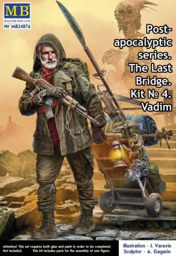 [ MB24076 ] Masterbox Post-apocalyptic series. The Last Bridge. Kit n°4. Vadim 1/24