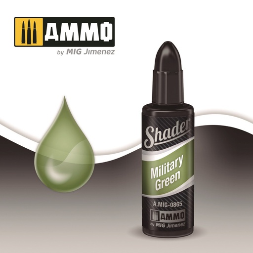 [ MIG0865 ] SHADERS MILITARY GREEN JAR 10ML