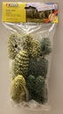 [ NO26402 ] Loofbomen - 10st - 6,5-11cm hoog  schaal HO  TT