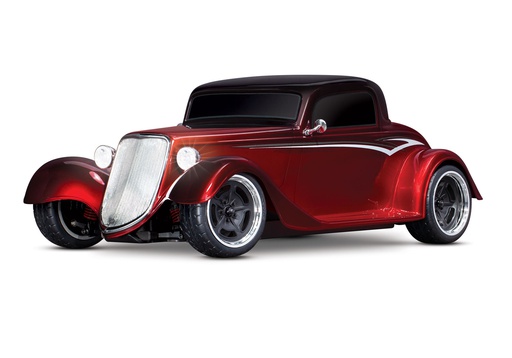 [ TRX-93044-4RED ] Traxxas Hot Rod Coupe 1/10 Scale AWD 4-Tec 3.0 Red - TRX93044-4RED
