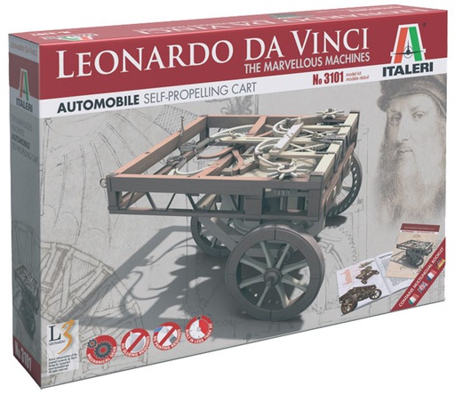 [ ITA-3101S ] Italeri Leonardo Da Vinci Self-Propelling Cart