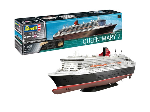 [ RE05199 ] Revell Ocean Liner Queen Mary 2 1/400