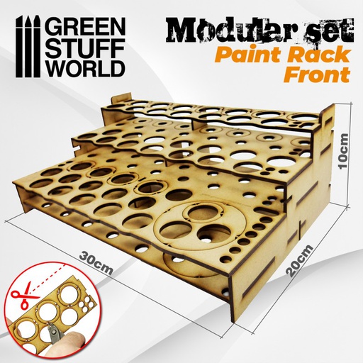 [ GSW9846 ] Green stuff world Modular Paint Rack - FRONT