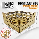 [ GSW9847 ] Green stuff world Modular Paint Rack - STRAIGHT CORNER