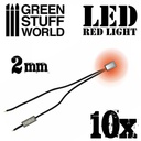[ GSW1385 ] Green stuff world Red LED Lights - 2mm (10 stuks)