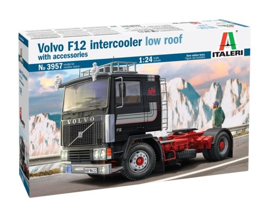 [ ITA-3957 ] Italeri Volvo F12 Intercooler low roof with accessoires 1/24