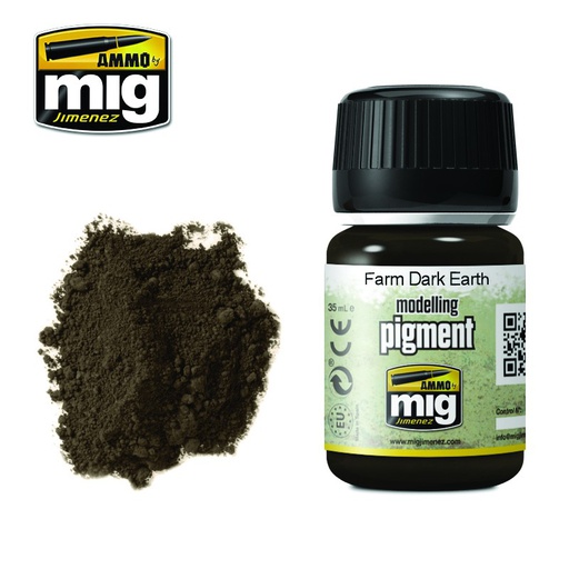 [ MIG3027 ] Mig Modelling Pigment Farm Dark Earth 35ml