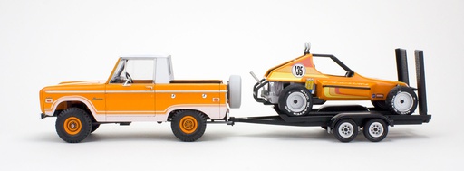 [ RE7228 ] Revell Ford Bronco Half Cab with Dune Buggy & Trailer 1/25