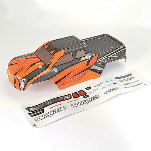 [ FTX9739 ] FTX TRACER MONSTER TRUCK BODY &amp; DECAL - ORANGE