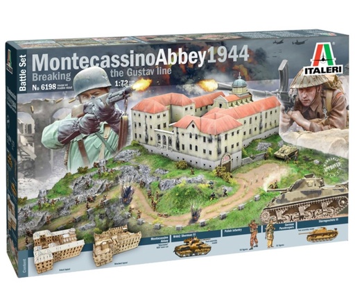 [ ITA-6198 ] Italeri Montecassino Abbey 1944 Gustave Line Battle 1/72