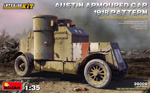[ MINIART39009 ] Miniart Austin Armoured Car 1918 Pattern 1/35