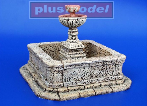 [ PLUSMODEL95 ] Plusmodel Town Public Fountain 1/35