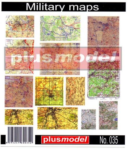 [ PLUSMODEL035 ] Plusmodel Military Maps 1/35