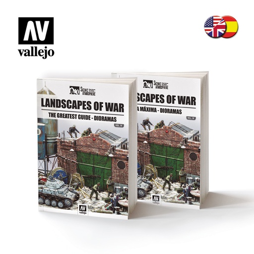 [ VAL75026 ] Vallejo Landscapes Of War - The Greatest Guide - Dioramas VOL.IV