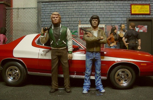 [ SP-TMF24066 ] Figure "Bay city cops" 1/24 unpainted (Resin)