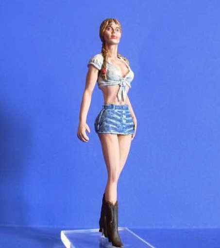 [ SP-TMF24041 ] Figure "Brooke" 1/24 unpainted (Resin)