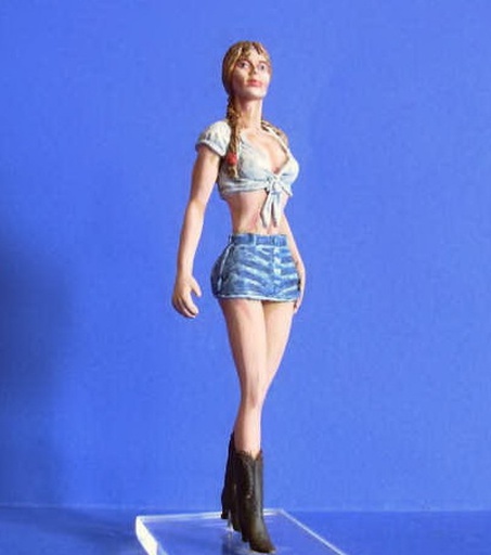 [ SP-TMF24041 ] Figure &quot;Brooke&quot; 1/24 unpainted (Resin)