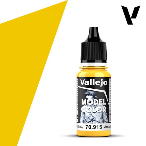 [ VAL70915 ] Vallejo Model Color Deep Yellow 18ml