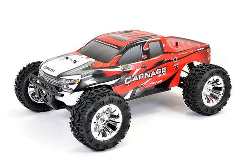 [ FTX5537R ] FTX CARNAGE 2.0 1/10 BRUSHED TRUCK 4WD RTR - Red