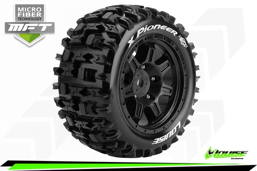 [ PROLR-T3296BM ] Louise RC  -  MFT  -  X-PIONEER - KRATON 8S Tire Set - Hex 24mm