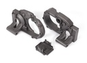 [ TRX-9493 ] Traxxas Gearbox halves, left & right/ differential cover (charcoal gray)  TRX9493