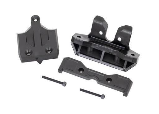 [ TRX-9536 ] Traxxas Bumper, rear/ skidplate, rear/ tie bar mount, rear/ 3x25 CS (2) TRX9536
