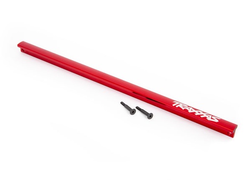 [ TRX-9523R ] Traxxas  Chassis brace (T-Bar), 6061-T6 aluminum (red-anodized)/ 3x16 SS (2)  TRX9523R
