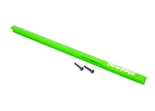 [ TRX-9523G ] Traxxas  Chassis brace (T-Bar), 6061-T6 aluminum (green-anodized)/ 3x16 SS (2) - TRX9523G