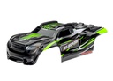 [ TRX-9511G ] Traxxas  Body, Sledge™, green/ window, grille, lights decal sheet (assembled with front & rear body mounts and rear body support for clipless mounting) TRX9511G