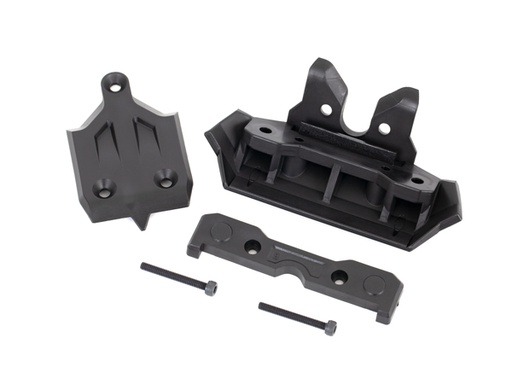 [ TRX-9535 ] Traxxas  Bumper, front/ skidplate, front/ tie bar mount, front/ 3x25 CS (2) TRX9535