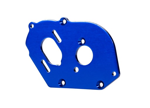 [ TRX-9490 ] Traxxas Plate, motor, blue (3.2mm thick) (aluminum) TRX9490