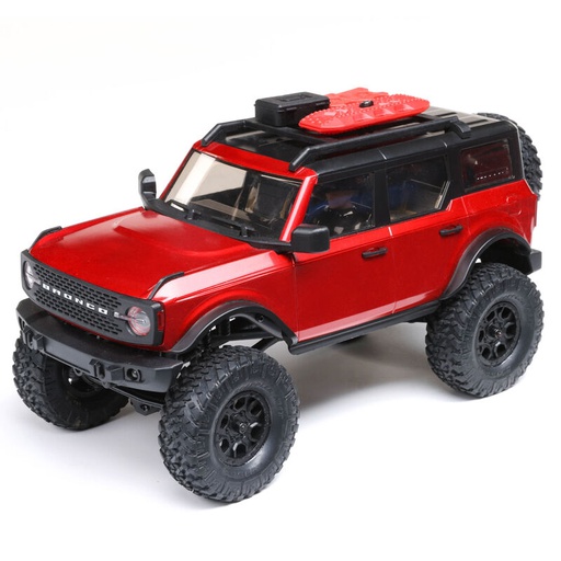 [ AXI00006T1 ] 1/24 SCX24 2021 Ford Bronco 4WD Truck RTR Red