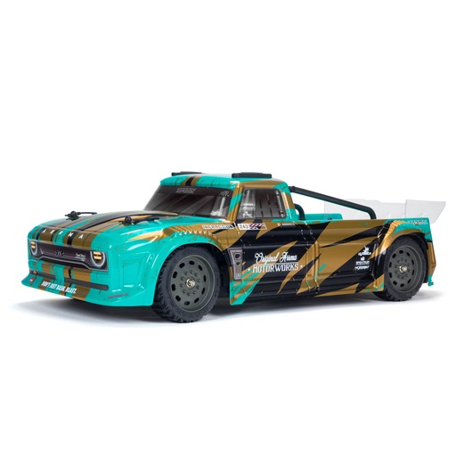 [ ARA4215V3BIT2 ] INFRACTION 4X4 MEGA 1/8 Resto-Mod Truck Teal/Bronze