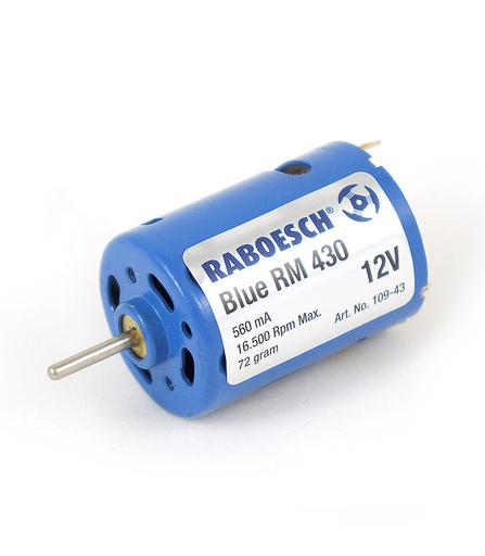 [ RA109-43 ] Raboesch Electric Brushed Motor Blue RM 430