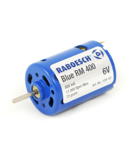 [ RA109-40 ] Raboesch Electric Brushed Motor Blue RM 400