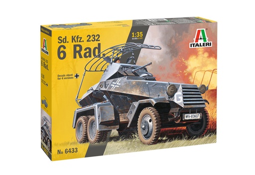 [ ITA-6433 ] Italeri Sd. Kfz. 232 6 Rad.  1/35
