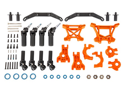 [ TRX-9080T ] Traxxas Outer Driveline & Suspension Upgrade Kit - Orange -TRX9080T