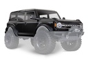 [ TRX-9211T ] Traxxas  Body, Ford Bronco (2021), complete, Shadow Black (painted) (includes grille, side mirrors, door handles, fender flares, windshield wipers, spare tire mount, & clipless mounting) (requires #8080X inner fenders) TRX9211T