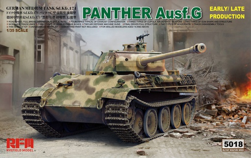 [ RFM5018 ] Ryefield model Panther Ausf. G early/late production 1/35
