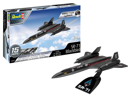 [ RE03652 ] Revell Lockheed SR-71 blackbird (easy click system)