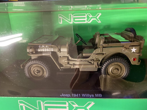 [ WEL18055C-W ] Welly Jeep 1941 Willys MB 1/18