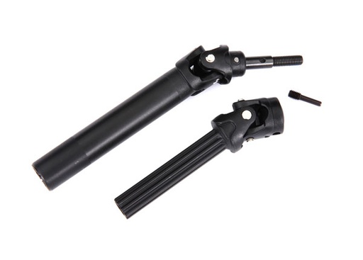 [ TRX-8996 ] Traxxas  Driveshaft assembly, front or rear, Maxx® Duty (1) (left or right) (fully assembled, ready to install)/ screw pin (1) (for use with #8995 WideMaxx® suspension kit) trx8996