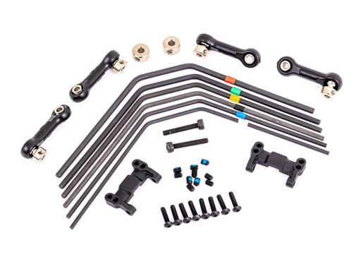 [ TRX-9595 ] Traxxas  Sway bar kit, Sledge™ (front and rear) (includes front and rear sway bars and linkage) trx9595