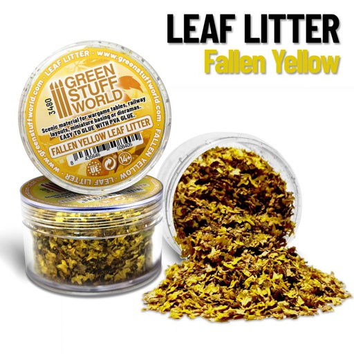 [ GSW3480 ] Green Stuff World Leaf Litter - Fallen Yellow